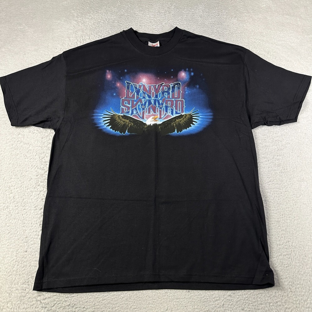 Vintage Lynard Skynard T Shirt Mens Size XL Back To The Swamp Tour 2001 USA